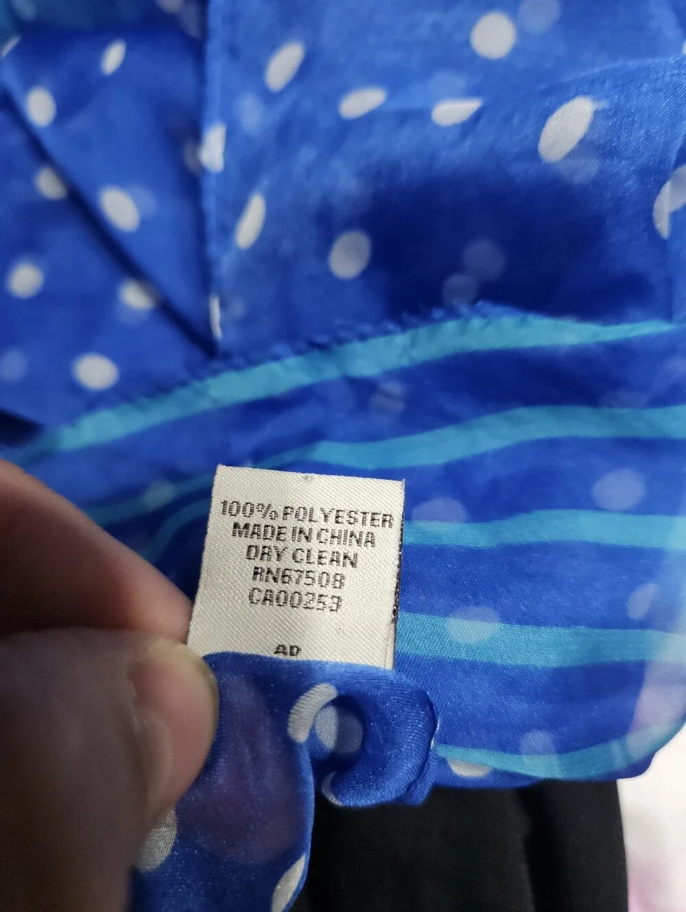 Anne Klein tears no